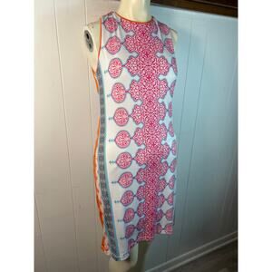 Analili Women's Sleeveless Sheath Style Print Dress in Size Large. NWT